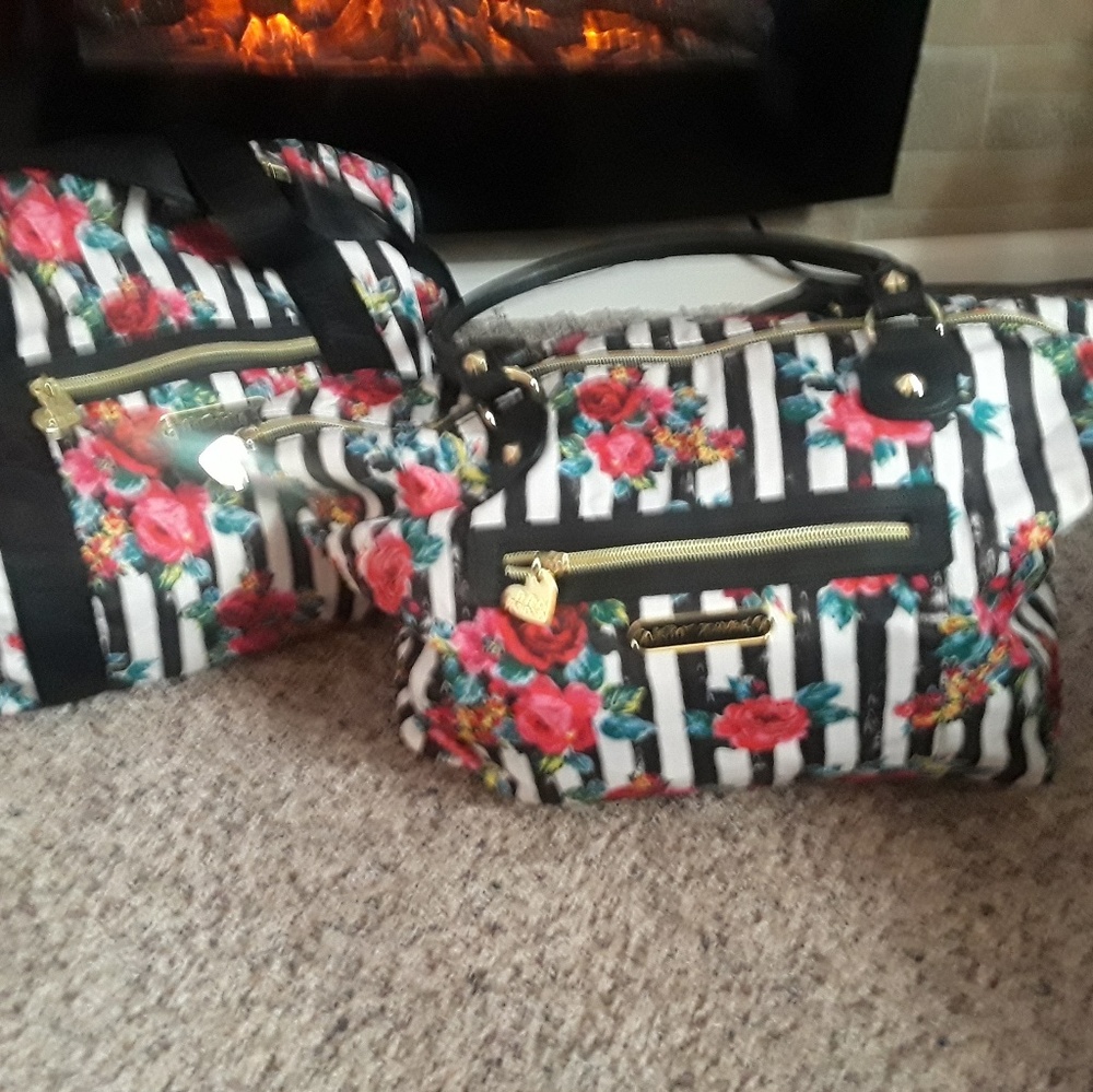 Betsy Johnson overnight bags